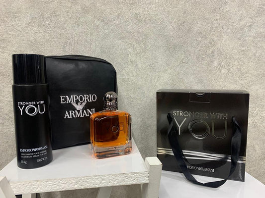 Мъжки подаръчен комплект – Armani Stronger With You
