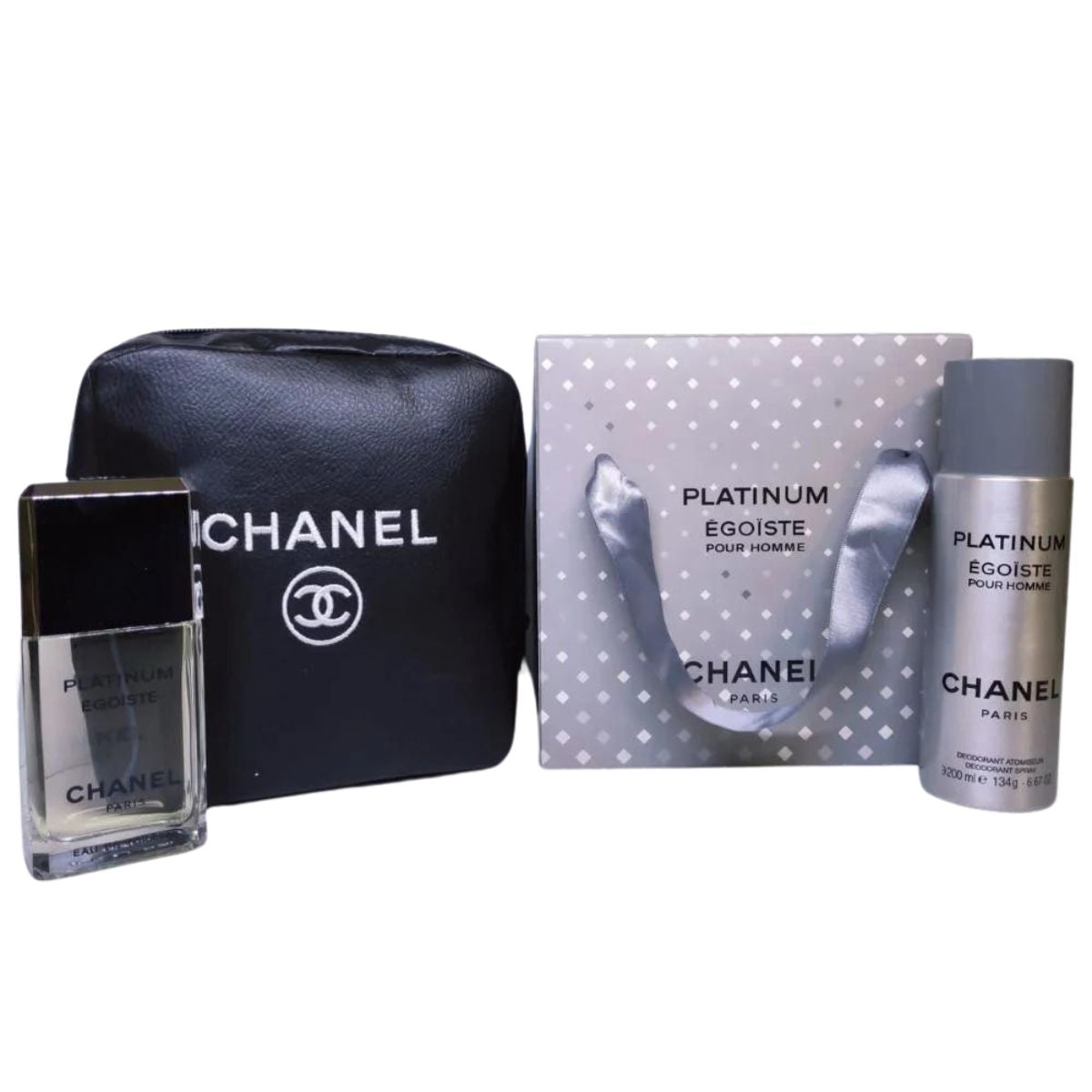 Мъжки подаръчен комплект – Chanel Platinium Egoiste Pour Homme EDT